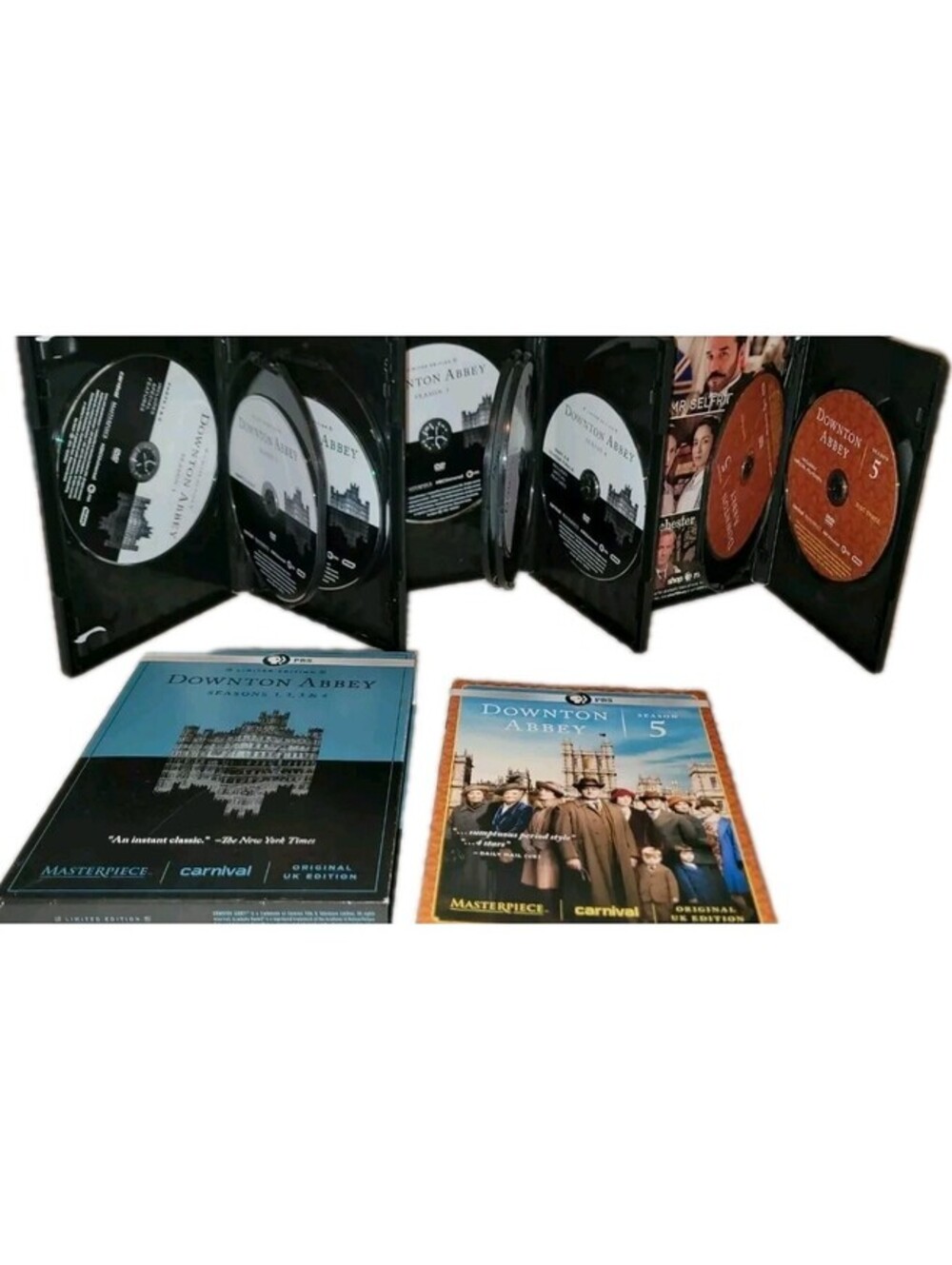 Downton Abbey DVD Lot Seasons 1-5 Complete Set Series PBS Region: 1 BBC
